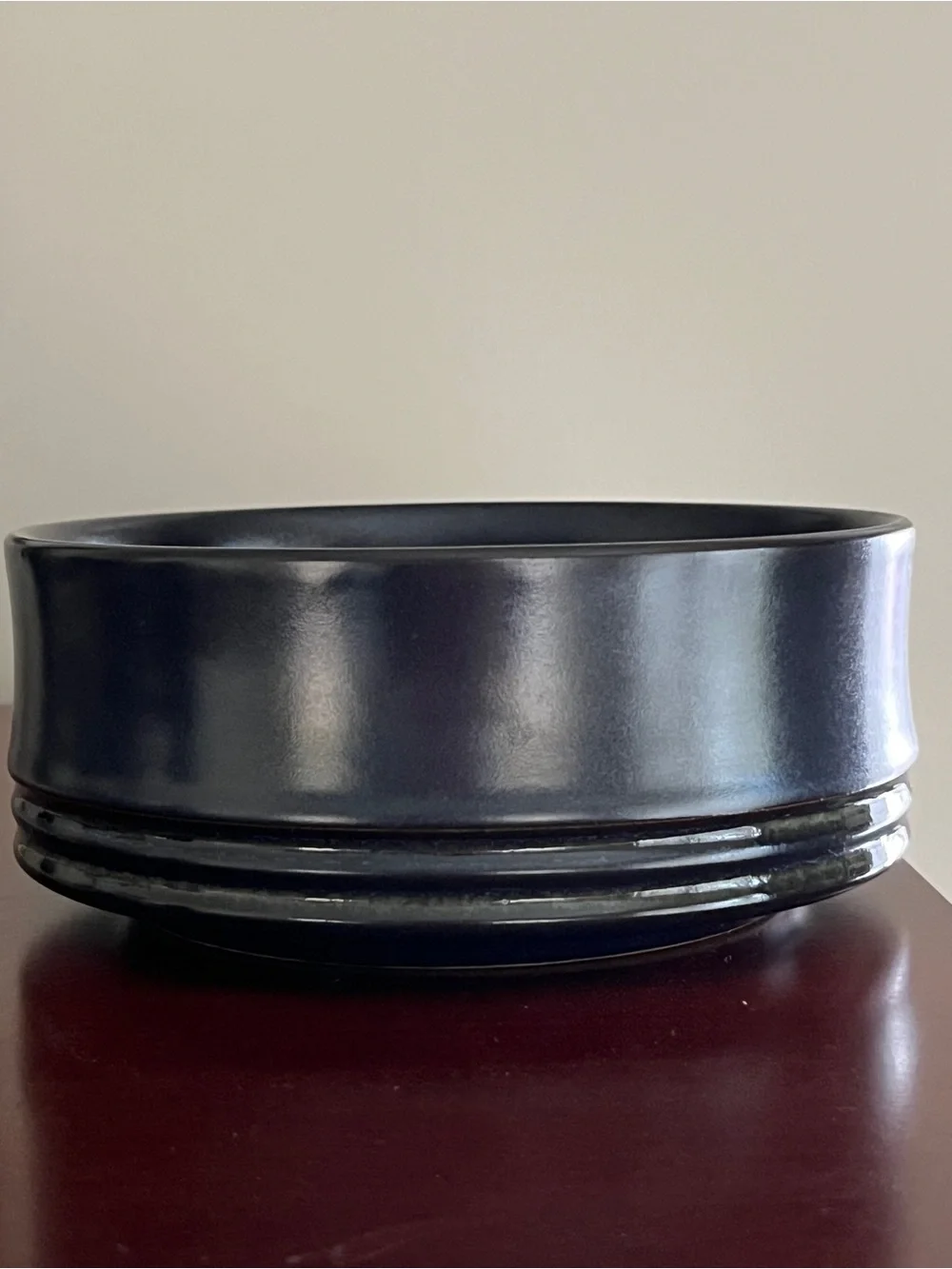 Vintage Denby Bokara / Kismet Blue Vegetable Tureen Serving Bowl Langley England